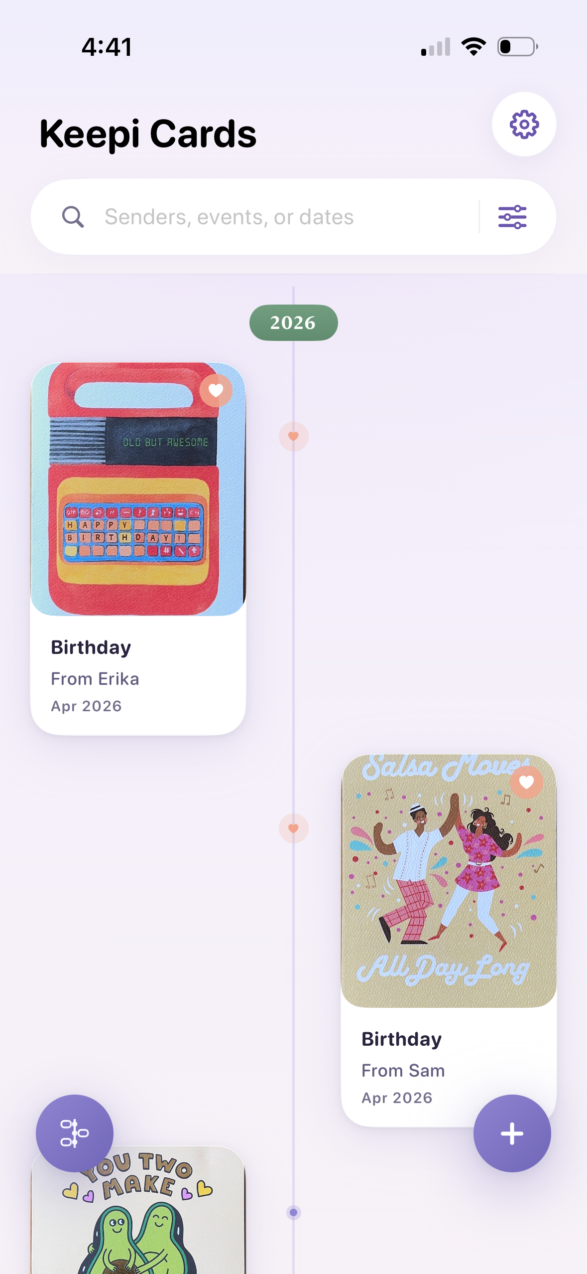 Keepi Cards - Card collection